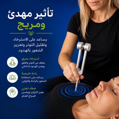 شوكة رنانة C128 احترافية – دقة عالية لتخفيف الألم  بالاهتزاز